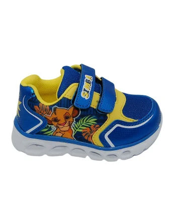Pantofi sport cu LED-uri Simba, Galben/Albastru