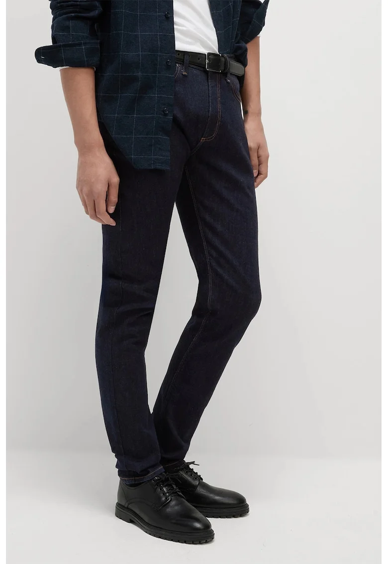 Blugi elastici slim-fit, Albastru ultramarin
