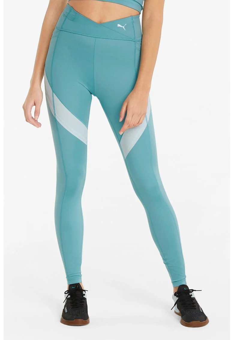 Colanti pentru fitness Eversculpt, Albastru aquamarin