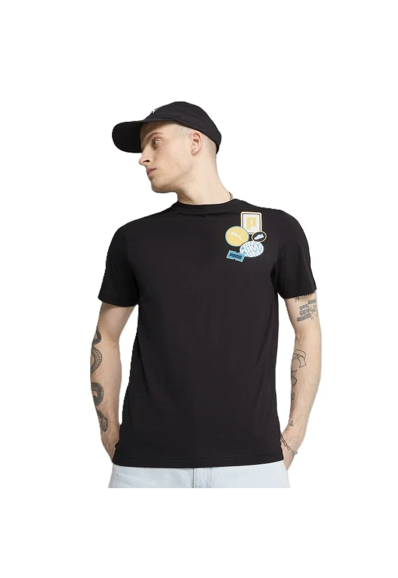 Tricou  pentru Barbati, graphics icon tee, 684829-01, XS INTL, Negru