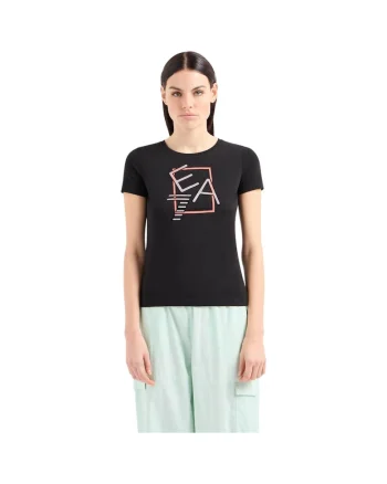 Tricou  EA7 Logo Series Stretch, TJFKZ-3DTT32-1200 33630, Negru