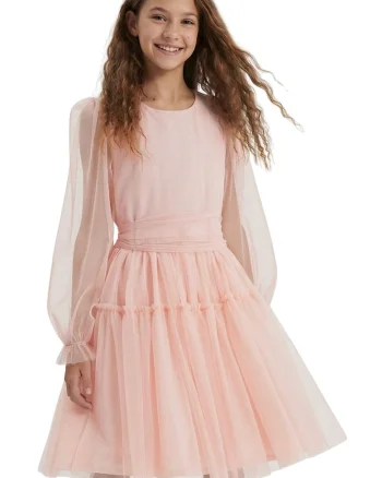 Rochie fete, ZOYA Fashion, Holly, Poliester, Elegant, Lunga, Roz 146, Roz