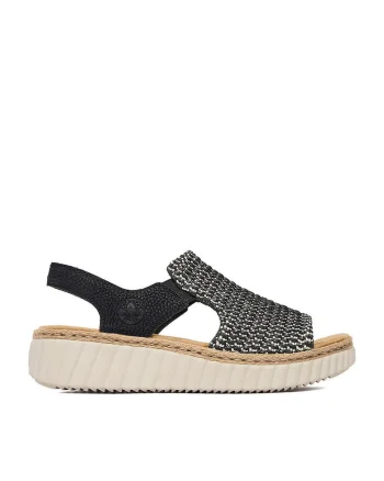 Sandale dama  confortabile, Negru
