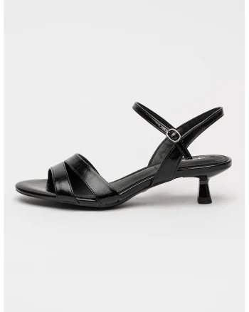 Sandale cu toc kitten, Negru