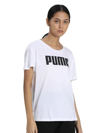 ESS Logo Relaxed Tricou Alb (688311-02) Femei -