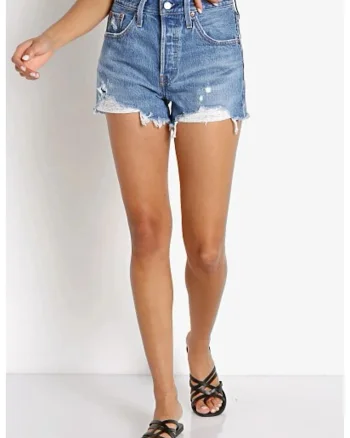 Blugi dama scurti Levi`s 56327 24 US Albastru
