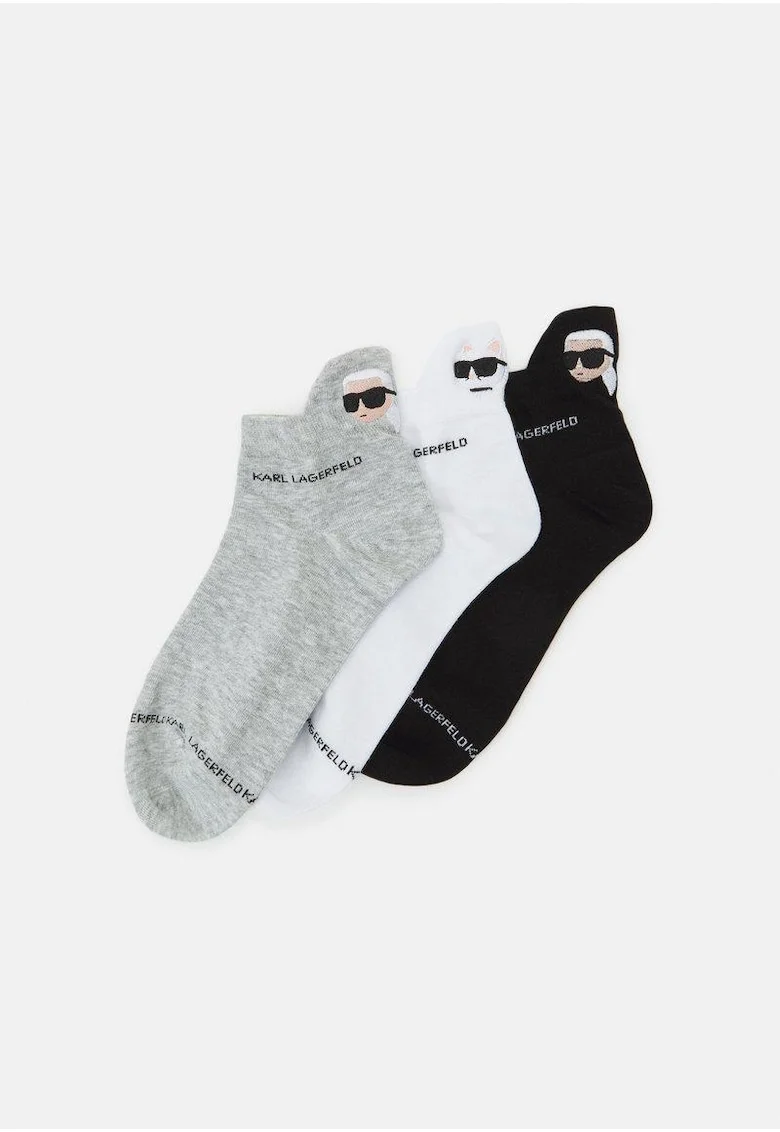 IKON Sosete (3P) (A1M47025972) Negru/Alb/Gri Barbati, Multicolor