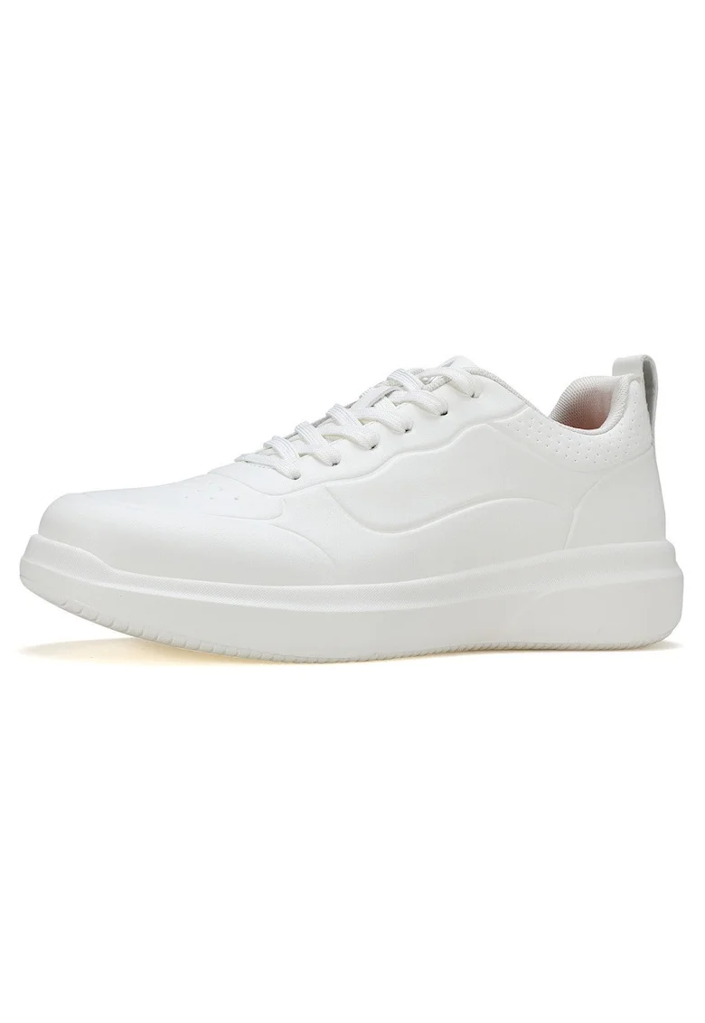 Pantofi sport din piele ecologica, Alb
