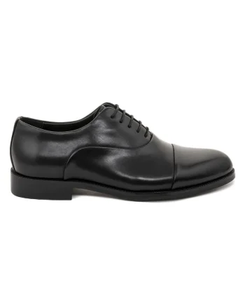 Pantofi  Caros, piele maro cognac, Negru