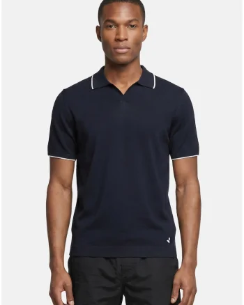 Tricou polo cu croiala regular-fit, Bleumarin