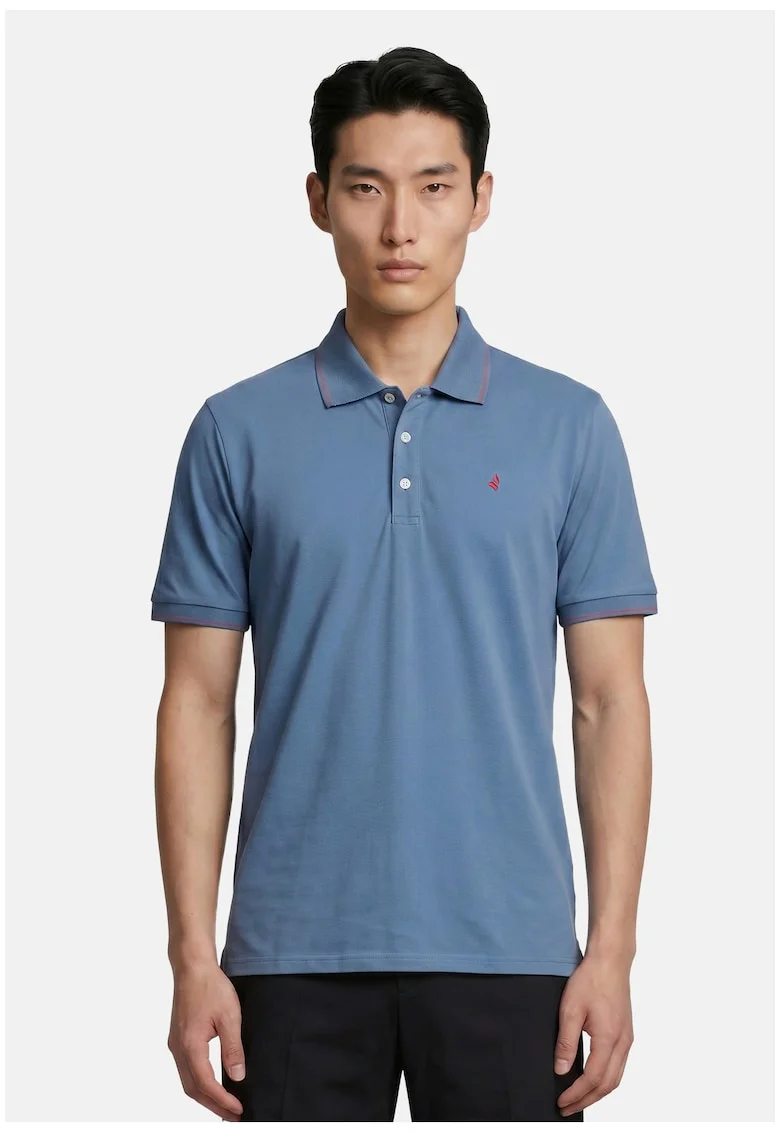 Tricou polo cu croiala slim-fit, Albastru deschis