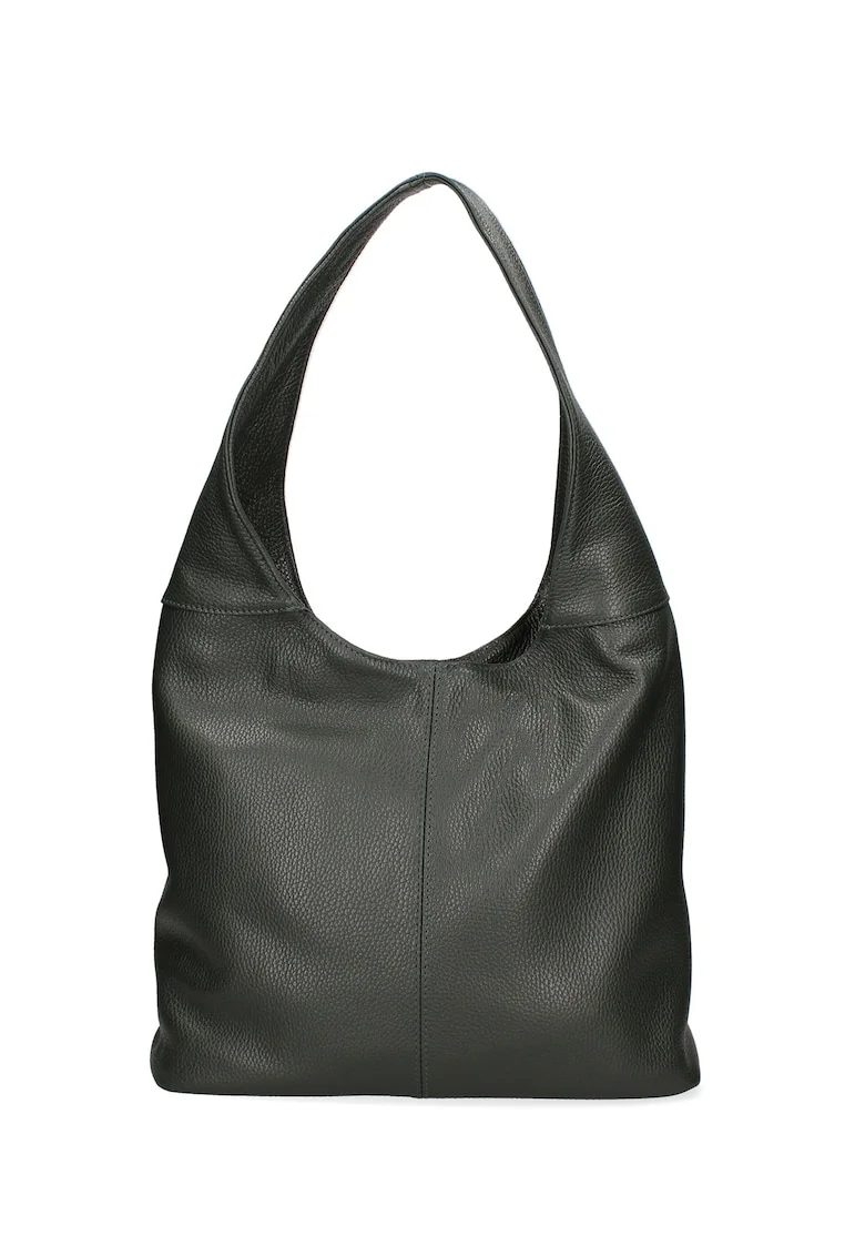 Geanta hobo de piele Aria, Verde padure