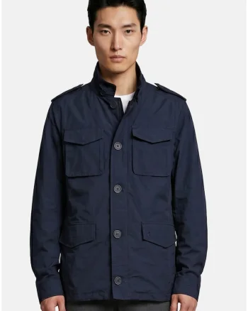 Jacheta uni cu epoleti, Bleumarin
