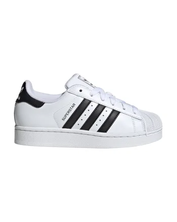 Pantofi sport low-cut Superstar II din piele si piele ecologica, Alb