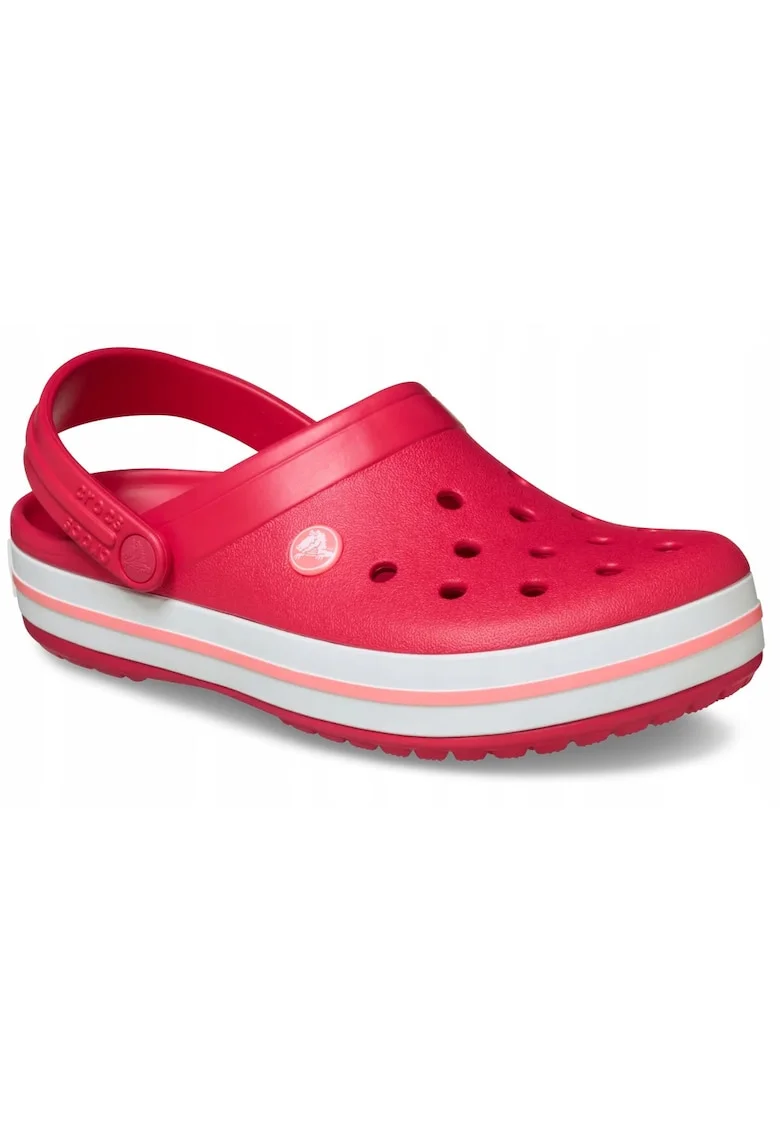 Saboti  Crocband Clog, digital raspberry, Rosu
