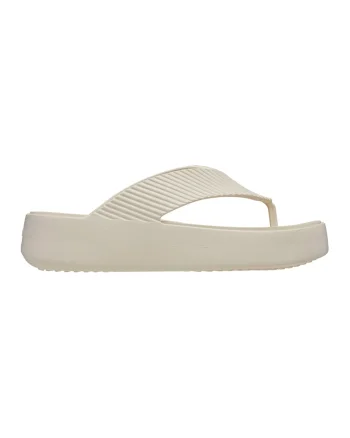 Papuci flip-flop cu striatii, Alb murdar