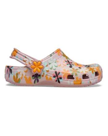 Saboti  Toddler Classic Retro Summer Clog, Mov