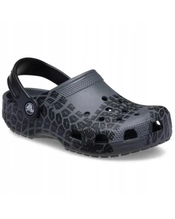 Saboti Copii Spuma Croslite, Classic Kids Tire Print 211261 Clog, Gri