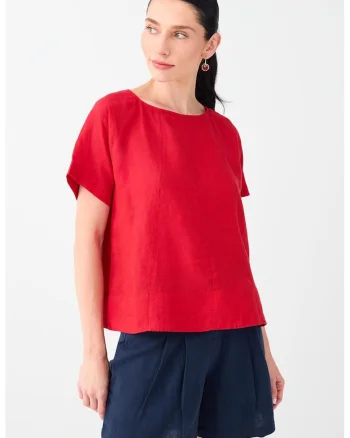 Tricou lejer de in, Rosu vermillion