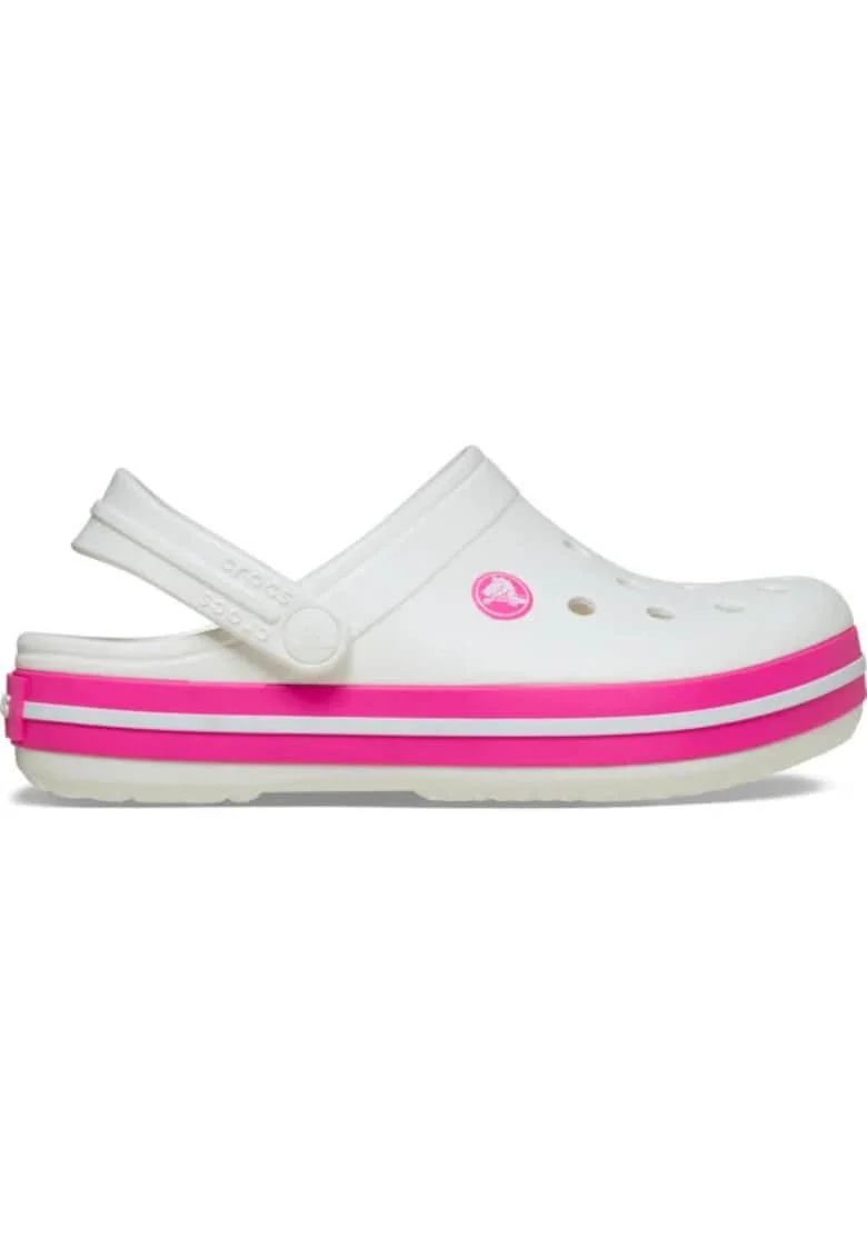 Saboti  Crocband Kid's New Clog 36-37 EU - J4 US Alb - White/Pink Crush
