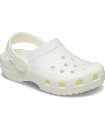 Saboti Copii Spuma Croslite, Classic Kids Glow 211679 Clog, Alb, Alb
