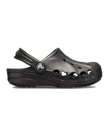Saboti slingback cu perforatii, Negru