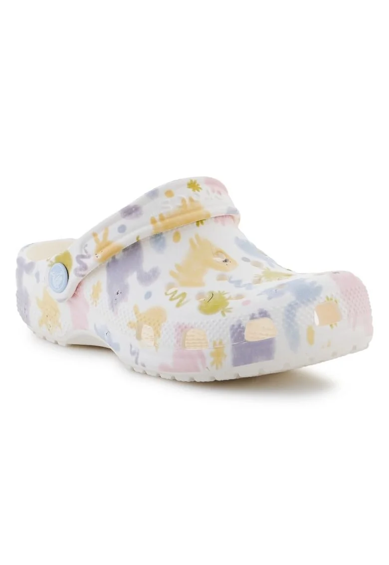 Saboti  Clasic Animale Pastel Copii 38-39 EU - J6 US Alb - Creta