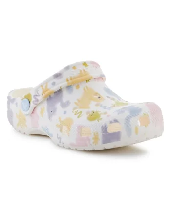 Saboti  Clasic Animale Pastel Copii 38-39 EU - J6 US Alb - Creta