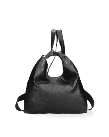 Geanta covertibila din piele Edera, Negru