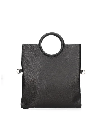 Geanta tote din piele Valora Chic, Negru