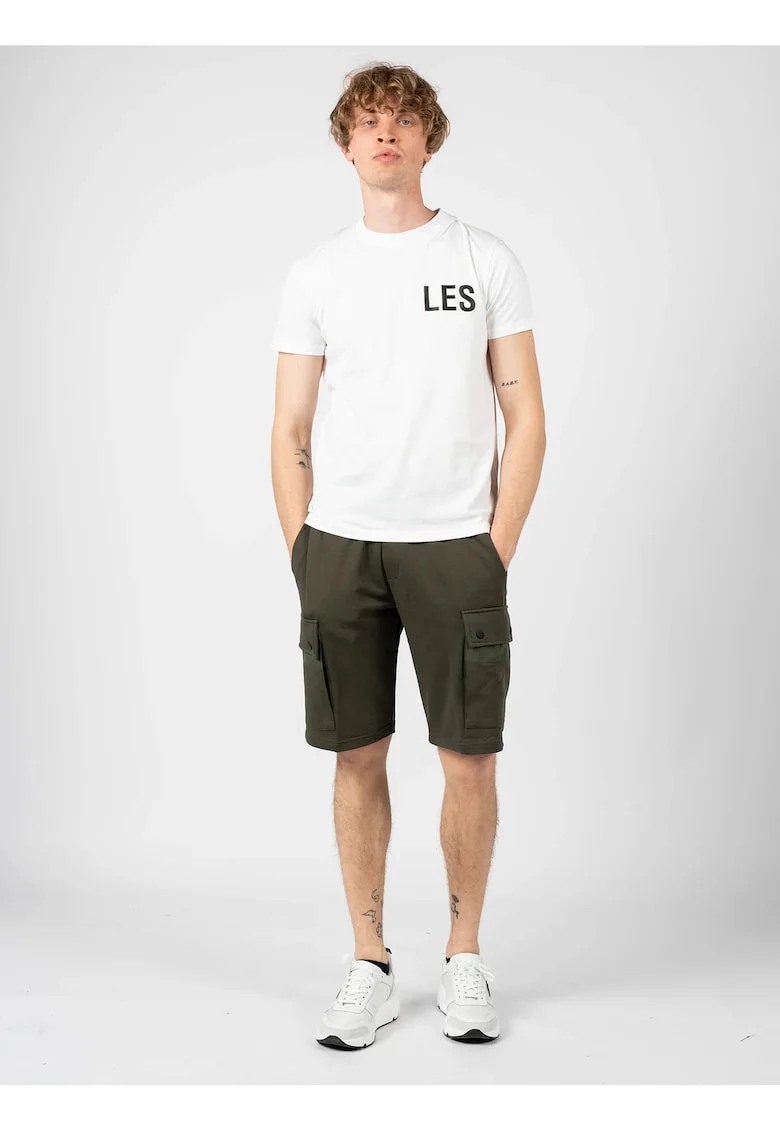 Pantaloni sport cu talie inalta, Verde masliniu