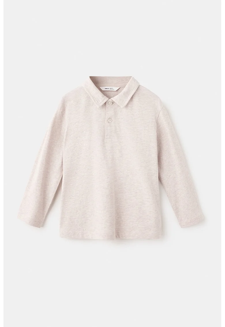 Bluza polo relaxed fit, Nude rose