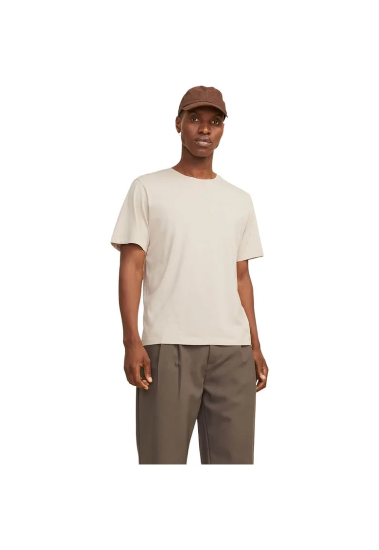 Tricou JACK &JONES Corp Logo Small Print 40290, Bej