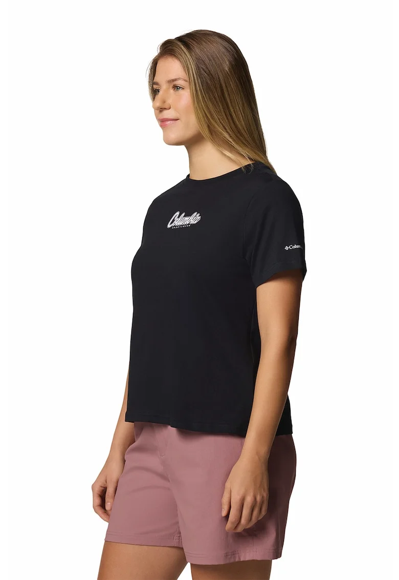 Tricou din bumbac organic Rolling Bend™, Negru/Alb optic