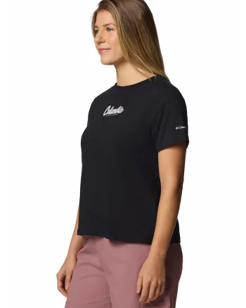 Tricou din bumbac organic Rolling Bend™, Negru/Alb optic