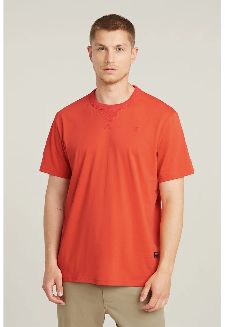 Tricou de bumbac organic Nifous, Portocaliu mandarina
