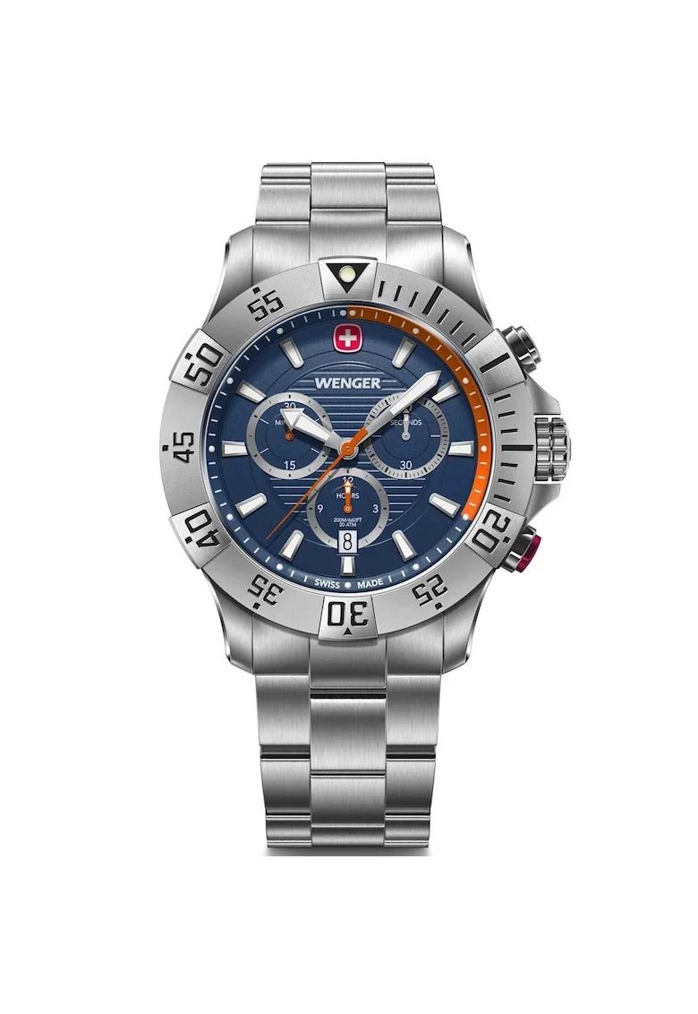 Ceas barbatesc  01.0643.125, Quartz, 43mm, 20ATM