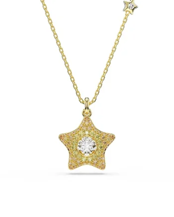 Swarovski lănțișor cu pandantiv pentru femei placat cu aur zirconiu cubic SUBLIMA