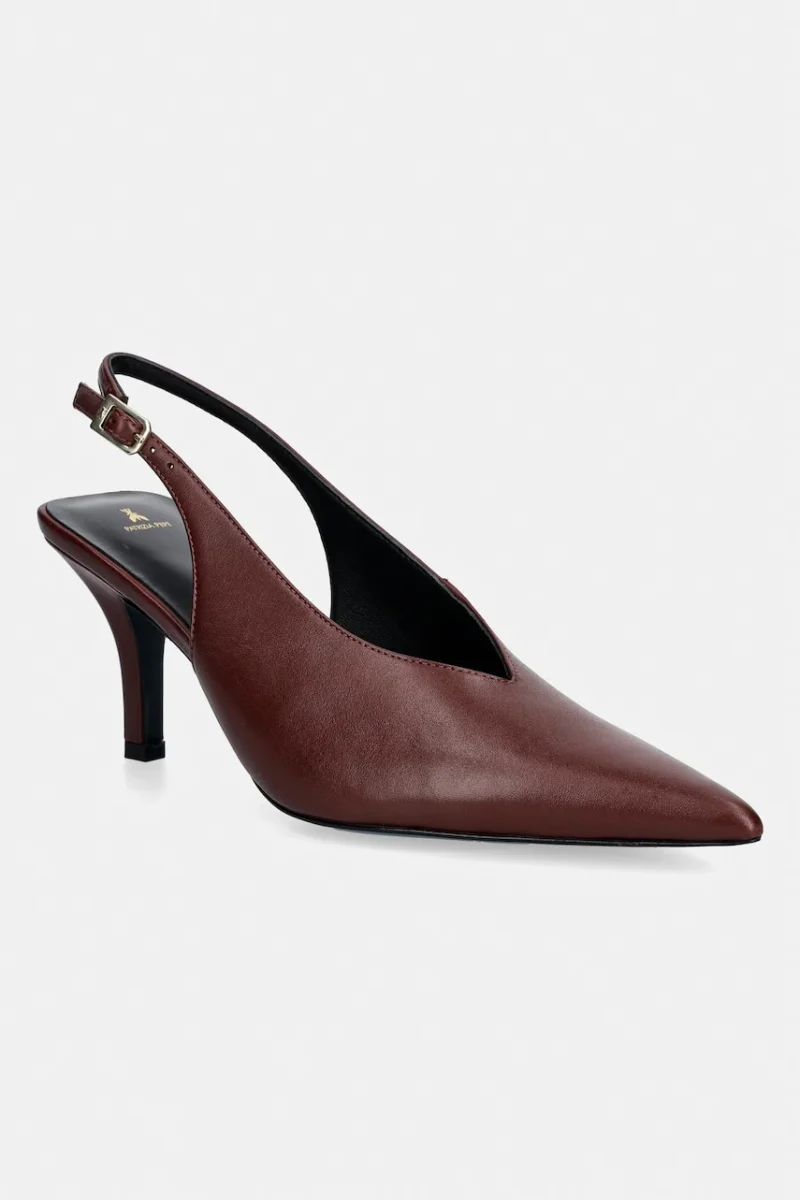 Patrizia Pepe pantofi cu toc stiletto din piele