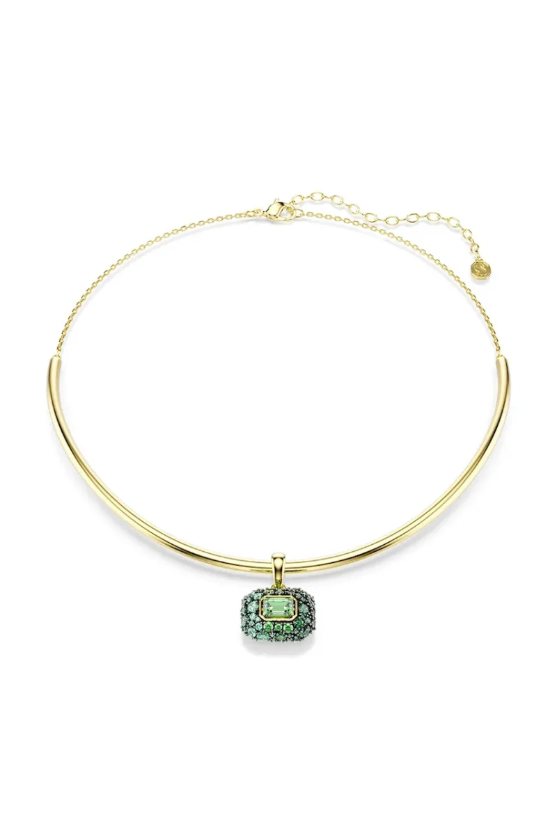 Swarovski lănțișor cu pandantiv pentru femei placat cu aur zirconiu cubic SUBLIMA