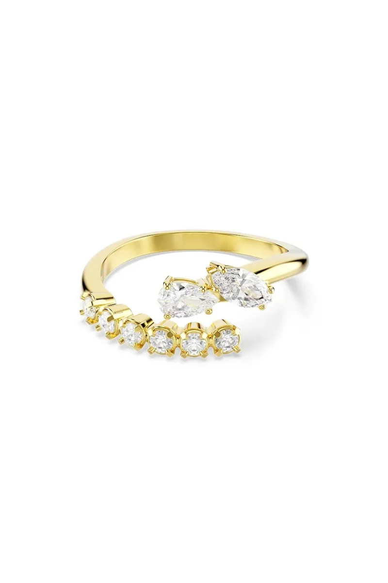 Swarovski inel pentru femei placat cu aur zirconiu cubic MESMERA