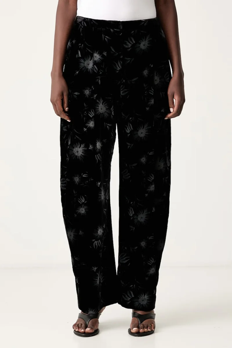 Pinko pantaloni pentru femei din velur