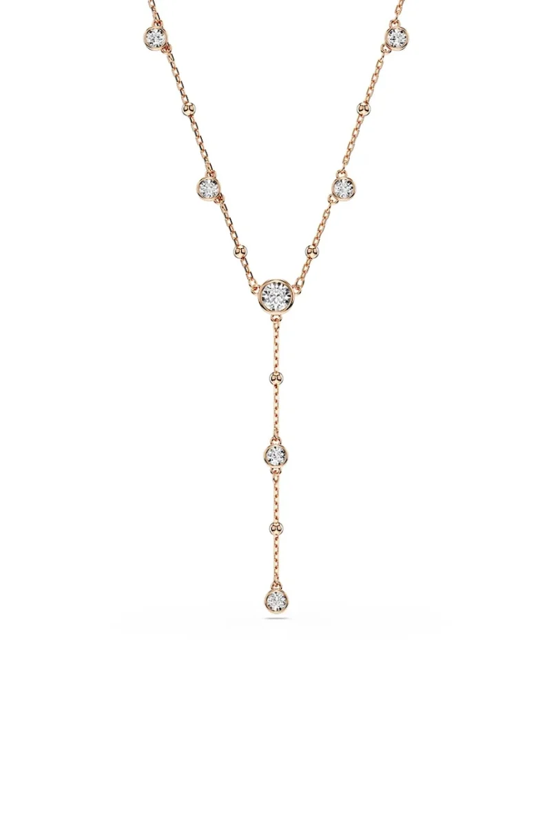 Swarovski lănțișor pentru femei placat cu aur zirconiu cubic IMBER
