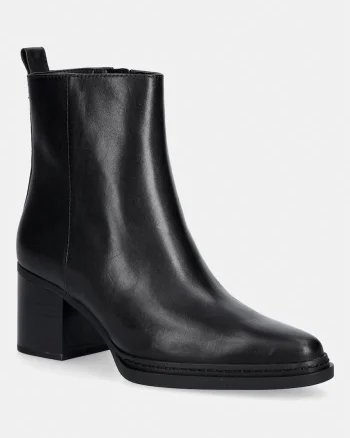 MICHAEL Michael Kors botine cu toc pentru femei din piele Lex Bootie