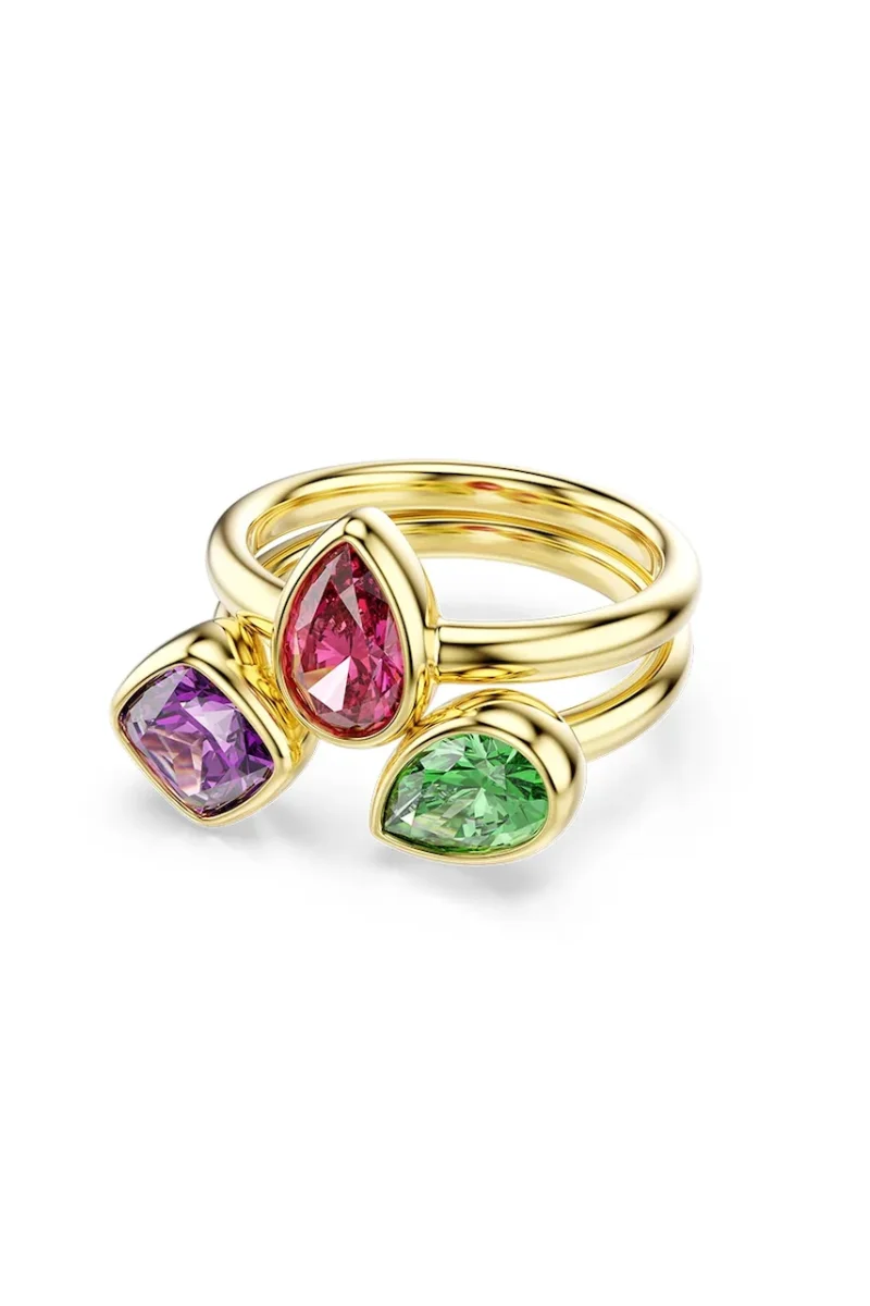 Swarovski inel pentru femei placat cu aur zirconiu cubic IMBER