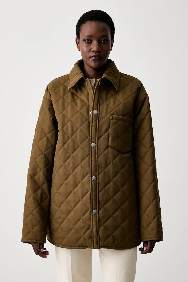 A.P.C. geacă de tranziție pentru femei cu amestec de lână blouson georges