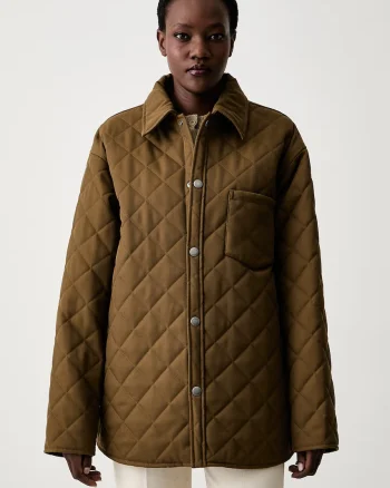 A.P.C. geacă de tranziție pentru femei cu amestec de lână blouson georges