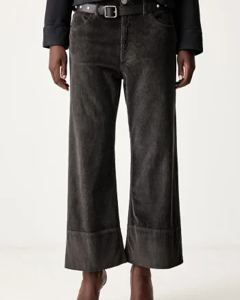 Pinko pantaloni pentru femei din catifea reiată