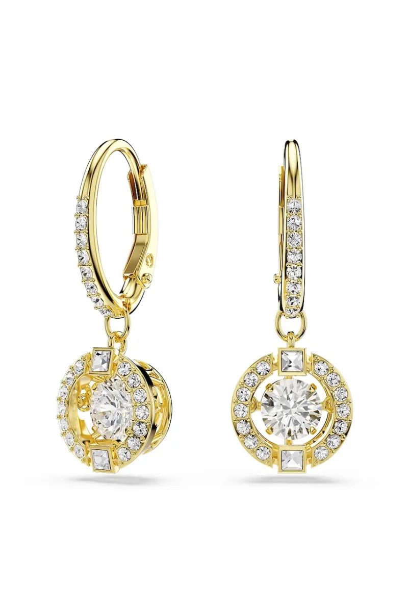 Swarovski cercei pentru femei placati cu aur zirconiu cubic UNA