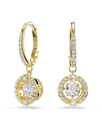 Swarovski cercei pentru femei placati cu aur zirconiu cubic UNA
